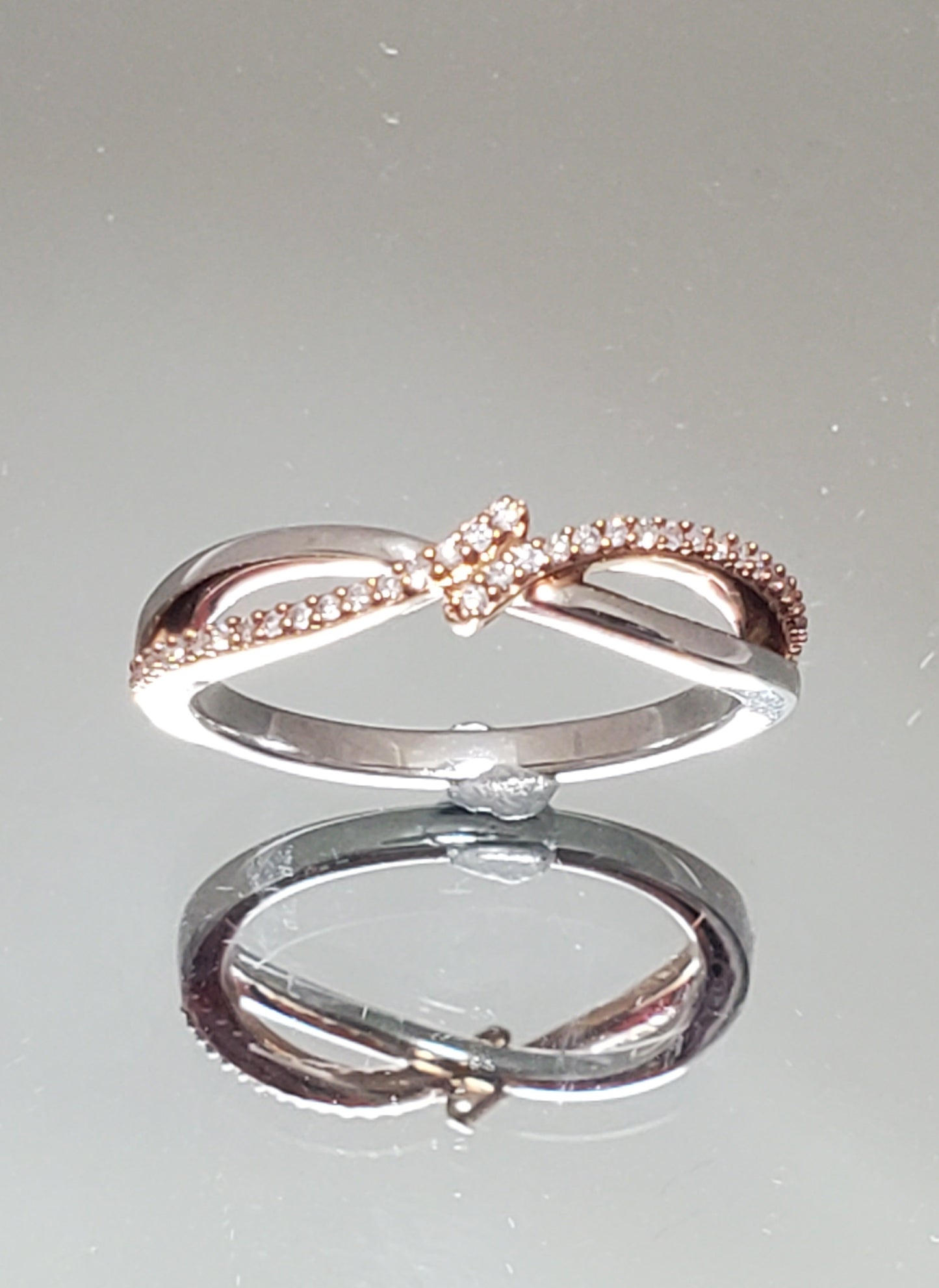 10k Two-tone Diamond Ring