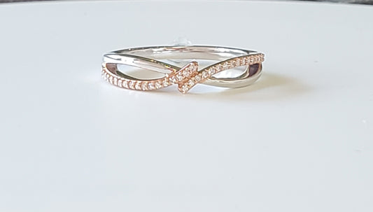 10k Two-tone Diamond Ring
