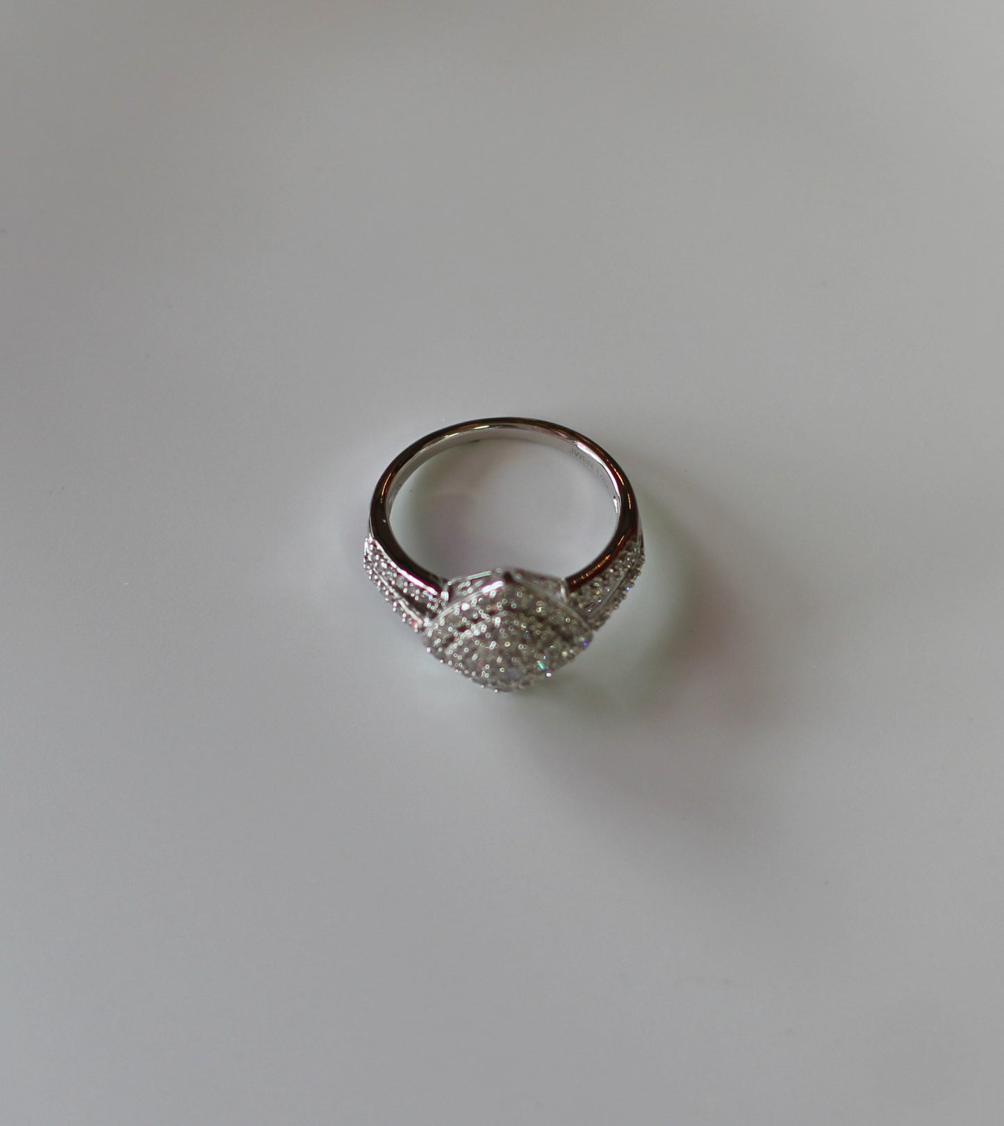 Ladies Lab Created Diamond Ring