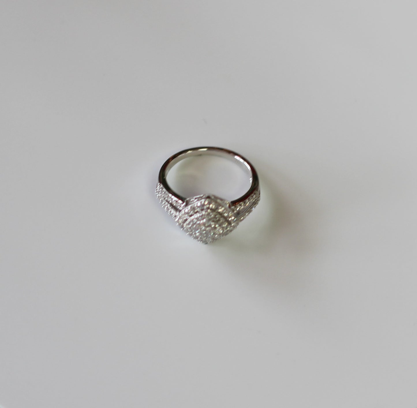Ladies Lab Created Diamond Ring