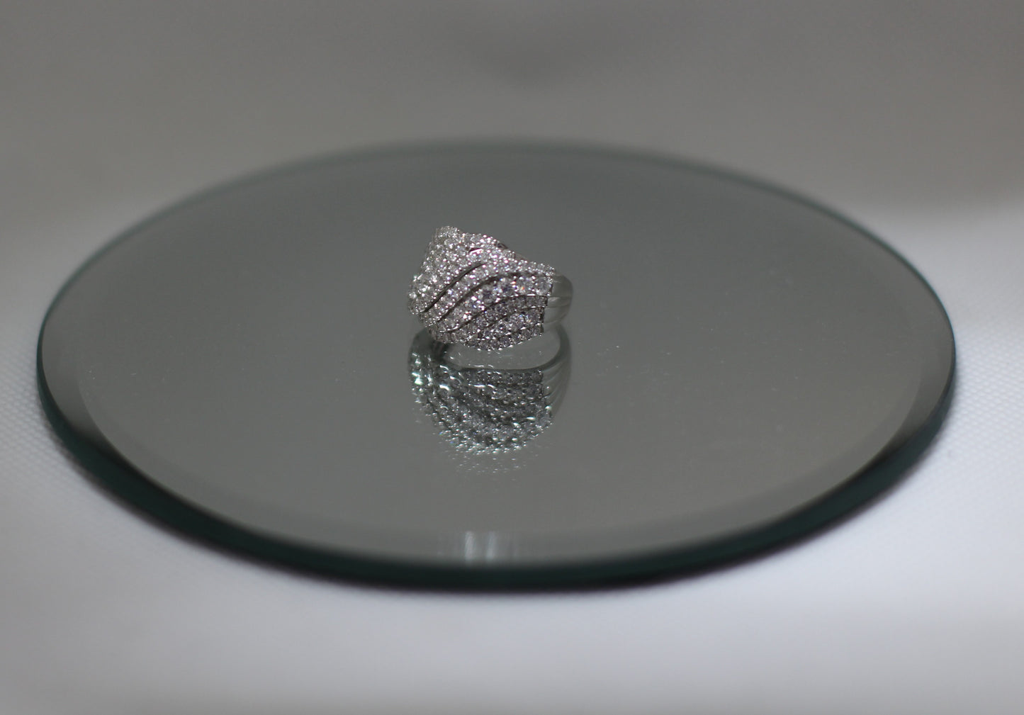 Ladies 2 Carat Lab Created Diamond Ring