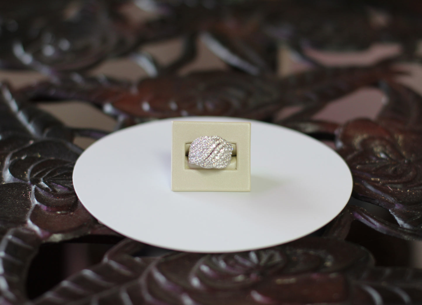 Ladies 2 Carat Lab Created Diamond Ring