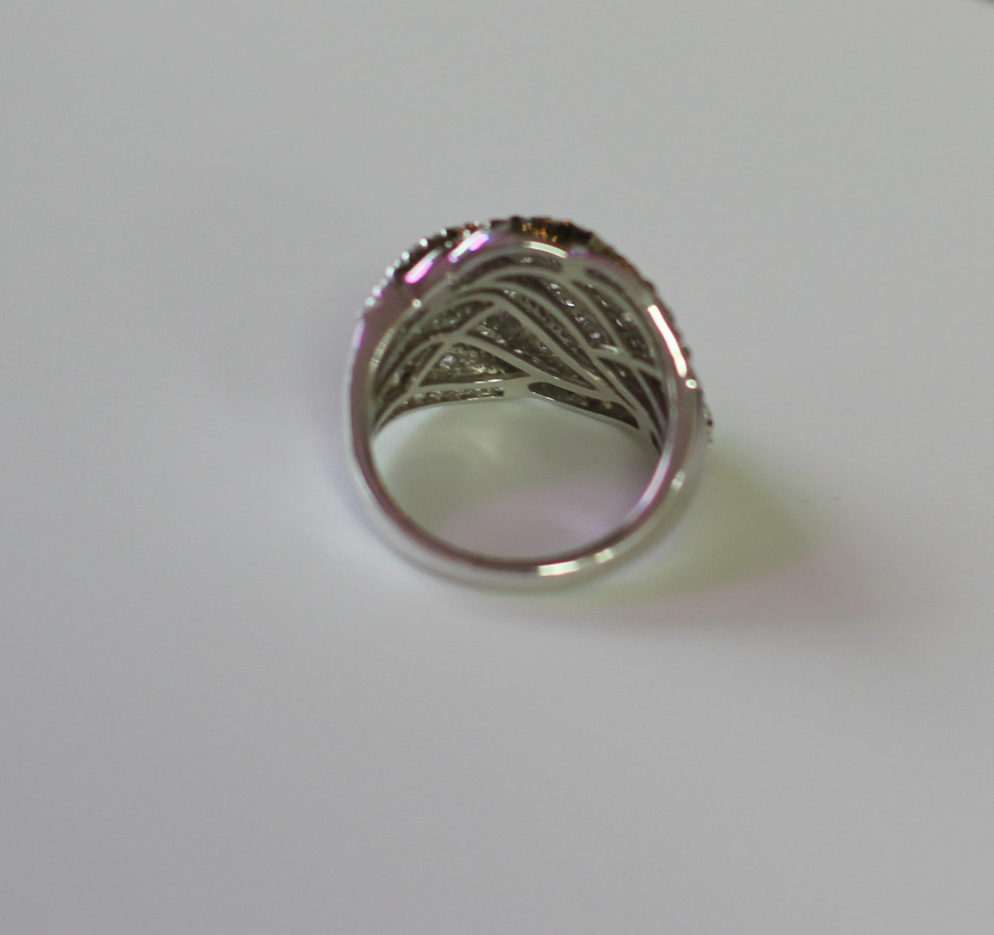 Ladies 2 Carat Lab Created Diamond Ring