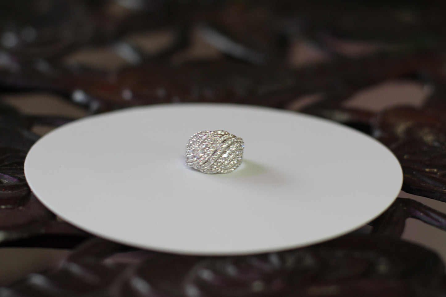 Ladies 2 Carat Lab Created Diamond Ring