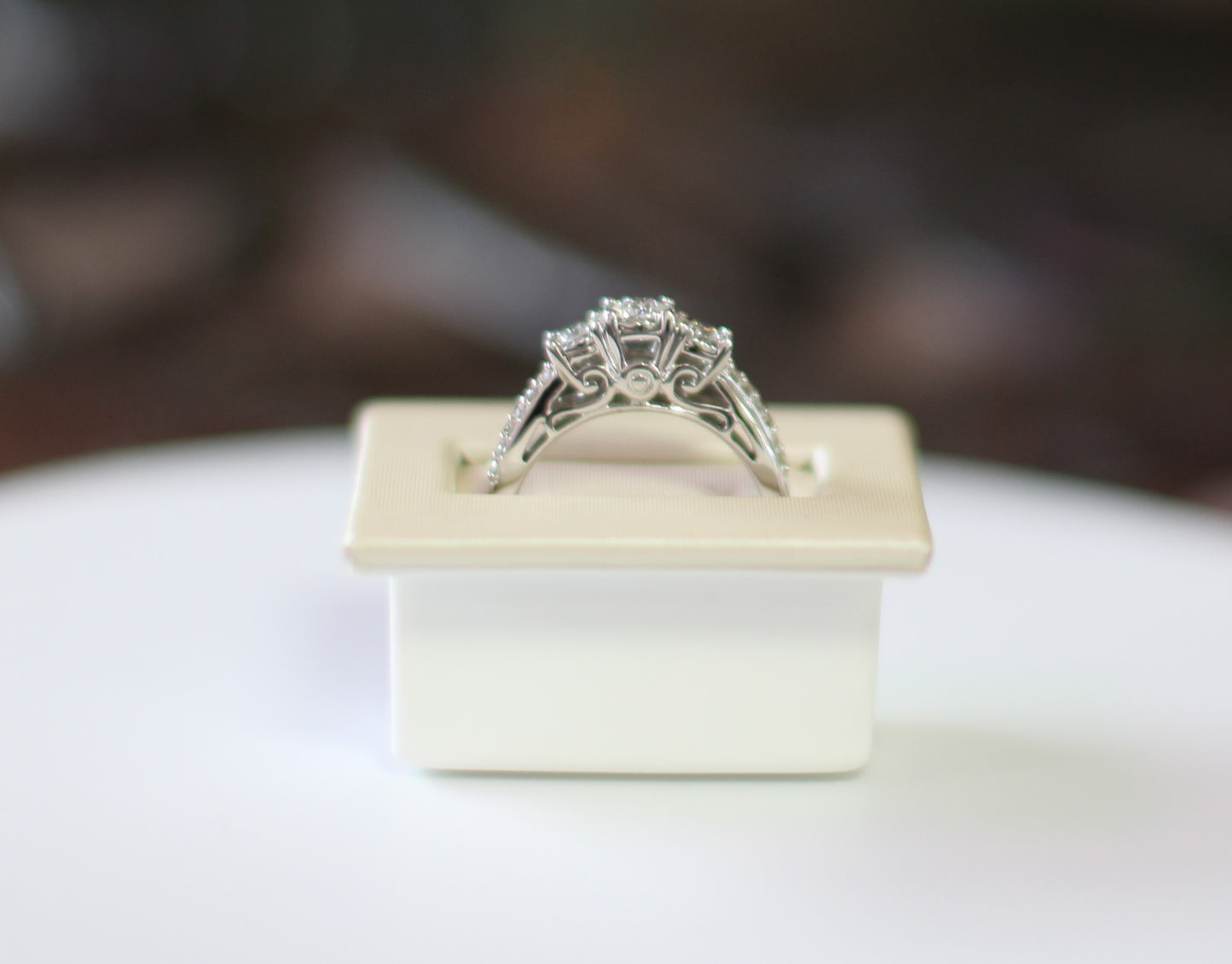 Ladies Three Stone Diamond Ring