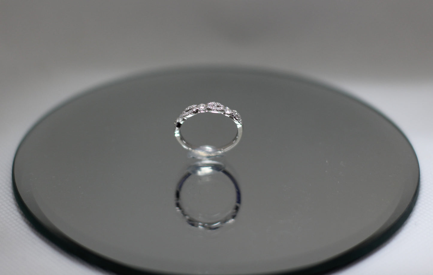 Ladies Lab Created Diamond Band