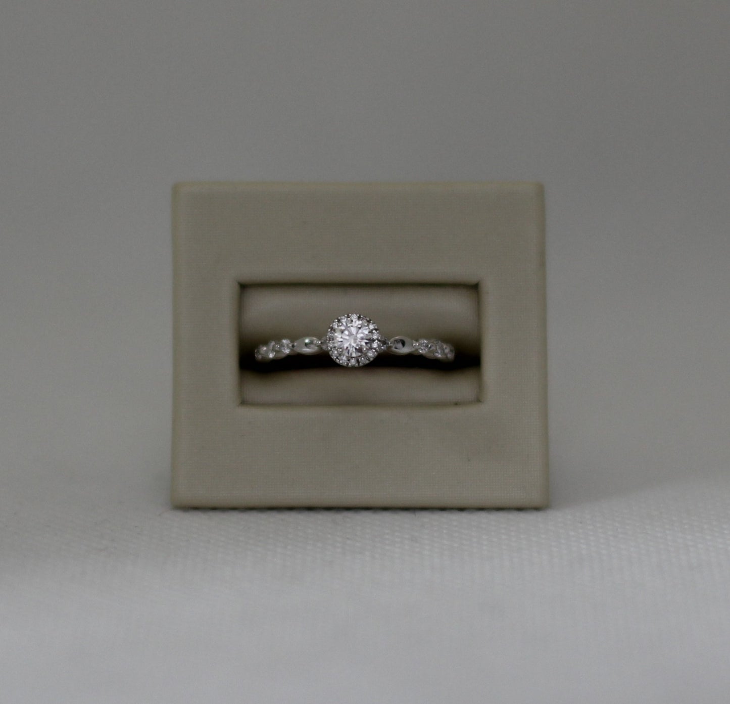 Ladies Lab Created Diamond Ring